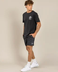 Sparta Crimson T-Shirt Black Acid