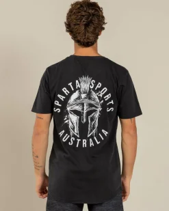 Sparta Crimson T-Shirt Black Acid
