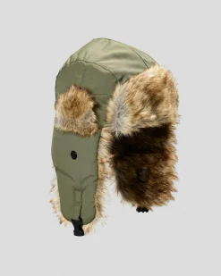 Miscellaneous Crisp Trapper Hat Olive Online