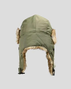 Miscellaneous Crisp Trapper Hat Olive Online