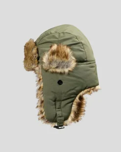 Miscellaneous Crisp Trapper Hat Olive Online