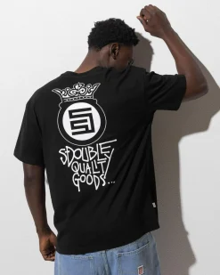 S-Double Crown Dot T-Shirt Black Best