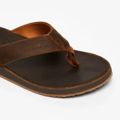 Kustom Cruiser Leather Sandals Leather Brow Online