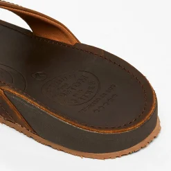 Kustom Cruiser Leather Sandals Leather Brow Online