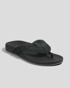 Reef Cushion - Spring Thongs Black/grey New