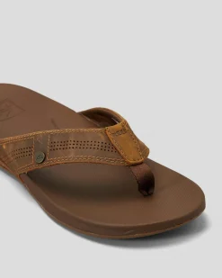 Reef Cushion Lux Thongs Toffee Clearance