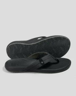 Reef Cushion Phantom 2.0 Thongs Black Discount