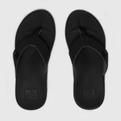 Reef Cushion Phantom Thongs Black Hot
