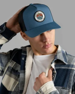 Rip Curl Custom Sunsets Desto Trucker Cap Dusty Blue Hot