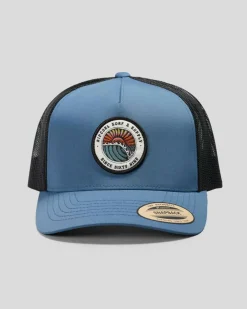Rip Curl Custom Sunsets Desto Trucker Cap Dusty Blue Hot