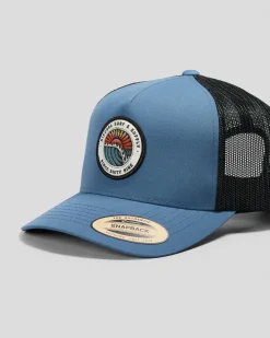 Rip Curl Custom Sunsets Desto Trucker Cap Dusty Blue Hot