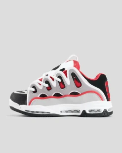 Osiris D3 2001 Shoes Red/white/grey Outlet