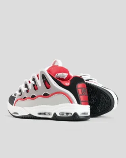 Osiris D3 2001 Shoes Red/white/grey Outlet