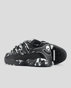 Osiris D3 OG Shoes Black/white/marble Best