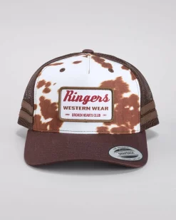 Ringers Western Daisy Trucker Cap Chocolate Sale