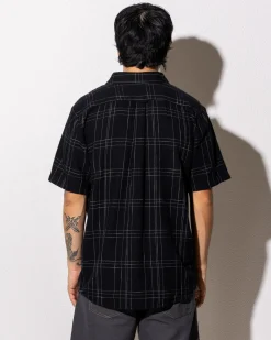 Volcom Date Knight Short Sleeve Shirt Black Discount