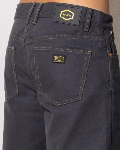 RVCA Dayshift 5 Pocket Shorts Garage Blue Hot