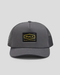 RVCA Dayshift Foamy Trucker Cap Garage Blue