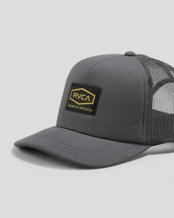 RVCA Dayshift Foamy Trucker Cap Garage Blue
