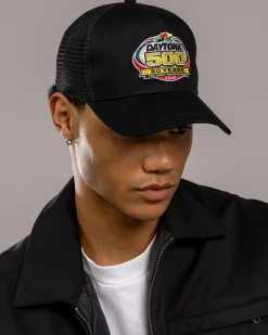 Forty Seven Daytona 500 '47 Offside DT Trucker Cap Vintage Black Discount