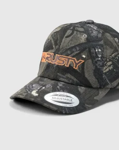 Rusty Dead End Dad Cap Grey Camo Best