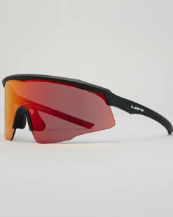 Liive Dealer Sunglasses Mirror Matte Black Red Sale