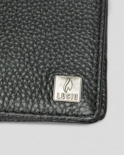 Lucid Decreased Leather Wallet Black Online