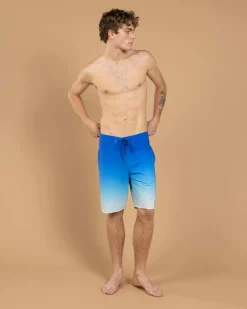 Jacks Deep Dive Board Shorts Blue Fade Outlet