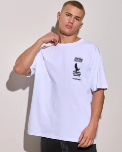 Thrills Deluxe Merch Fit T-Shirt Black/white Clearance