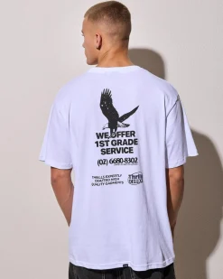 Thrills Deluxe Merch Fit T-Shirt Black/white Clearance