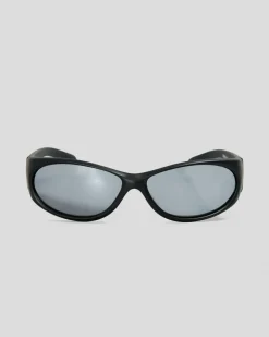 Ritual Vision Demon Speed Polarised Sunglasses Matte Black/ Silver Grey Discount