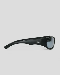 Ritual Vision Demon Speed Polarised Sunglasses Matte Black/ Silver Grey Discount