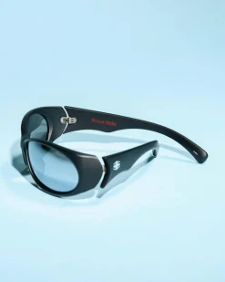 Ritual Vision Demon Speed Polarised Sunglasses Matte Black/ Silver Grey Discount