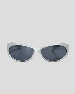 Ritual Vision Demon Speed Sunglasses Matte Chrome/ Grey New