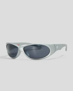 Ritual Vision Demon Speed Sunglasses Matte Chrome/ Grey New