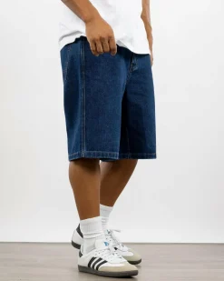 S-Double Denim Standard Shorts One Wash Discount