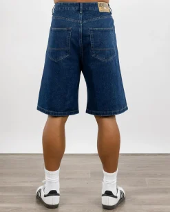 S-Double Denim Standard Shorts One Wash Discount