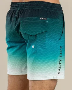 Salty Life Density Elastic Waist Shorts Mint Fade