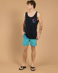 Skylark Destination Singlet Navy Acid Sale