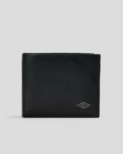 Rip Curl Diamond RFID 2 in 1 Leather Wallet Black Online