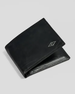 Rip Curl Diamond RFID 2 in 1 Leather Wallet Black Online