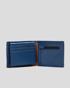 Billabong Dimension Wallet Navy Tan Hot