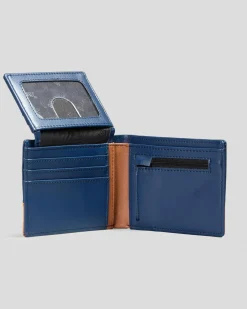 Billabong Dimension Wallet Navy Tan Hot