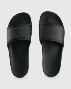 Quiksilver Dockyard Slides Black Outlet