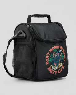 Salty Life Don't Worry Cooler Bag Black Hot