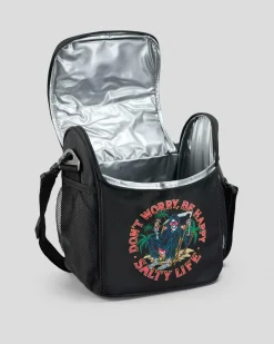 Salty Life Don't Worry Cooler Bag Black Hot