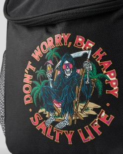 Salty Life Don't Worry Cooler Bag Black Hot
