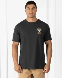 The Mad Hueys Double Spit T-Shirt Vintage Black Hot