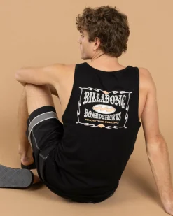 Billabong Double Spread Singlet Black Sale
