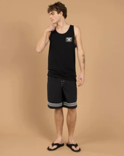 Billabong Double Spread Singlet Black Sale